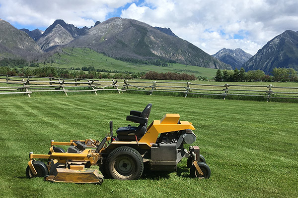 Lawn Mowing Services Livingston Montana Park County